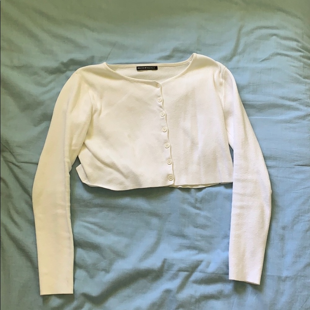 brandy melville cropped long sleeve